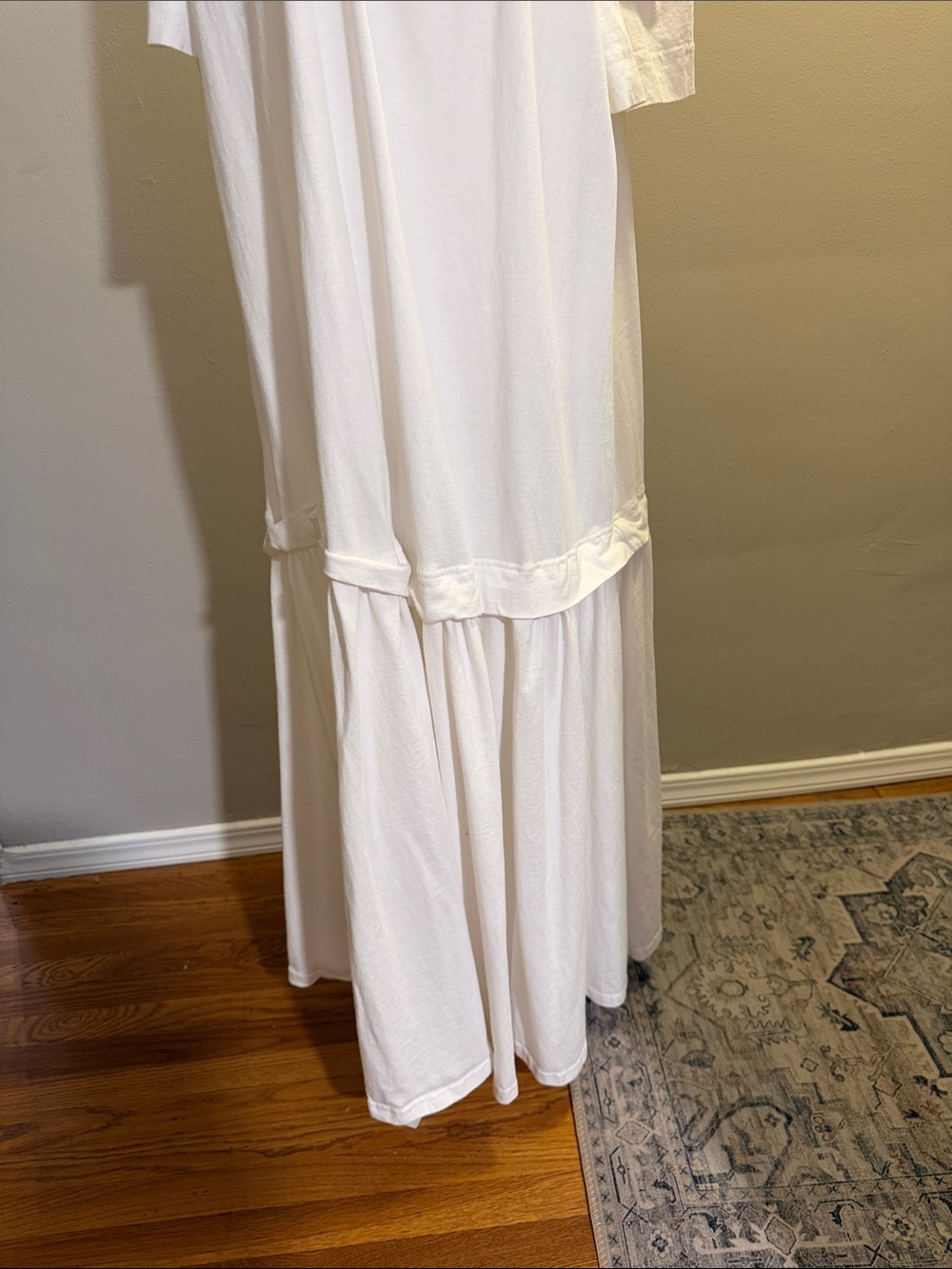 FREE PEOPLE White Short Sleeve Maxi Dress - Picture 3 of 7